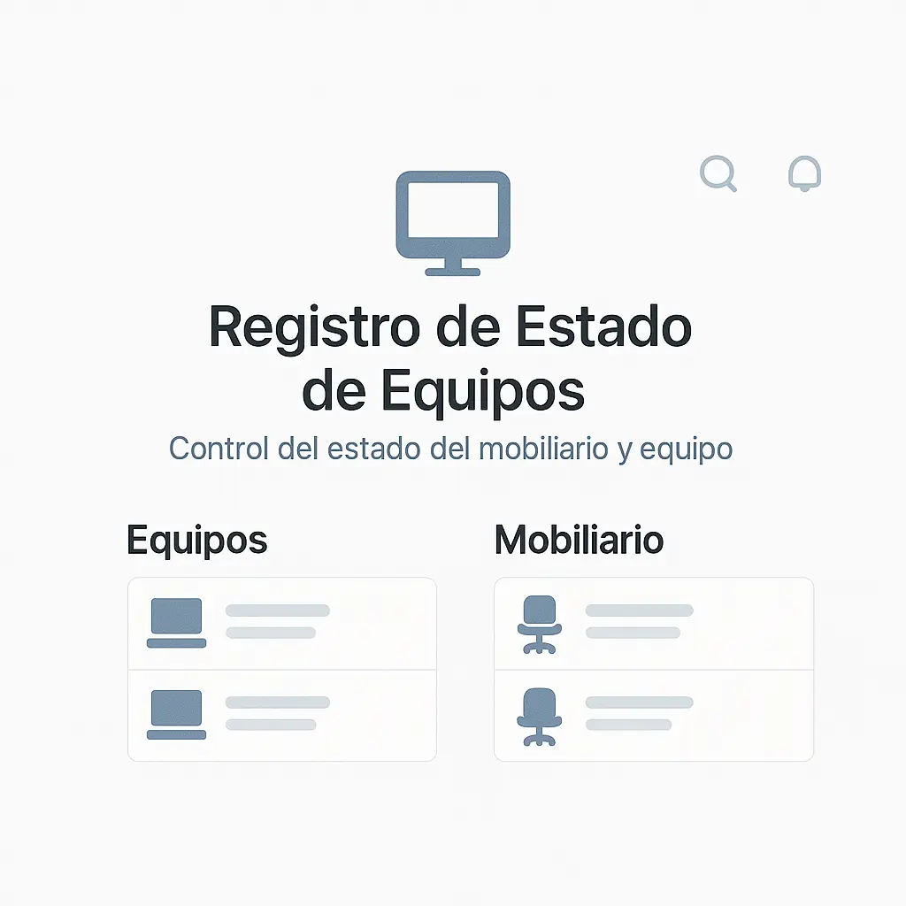 Registro de Estado de Equipos